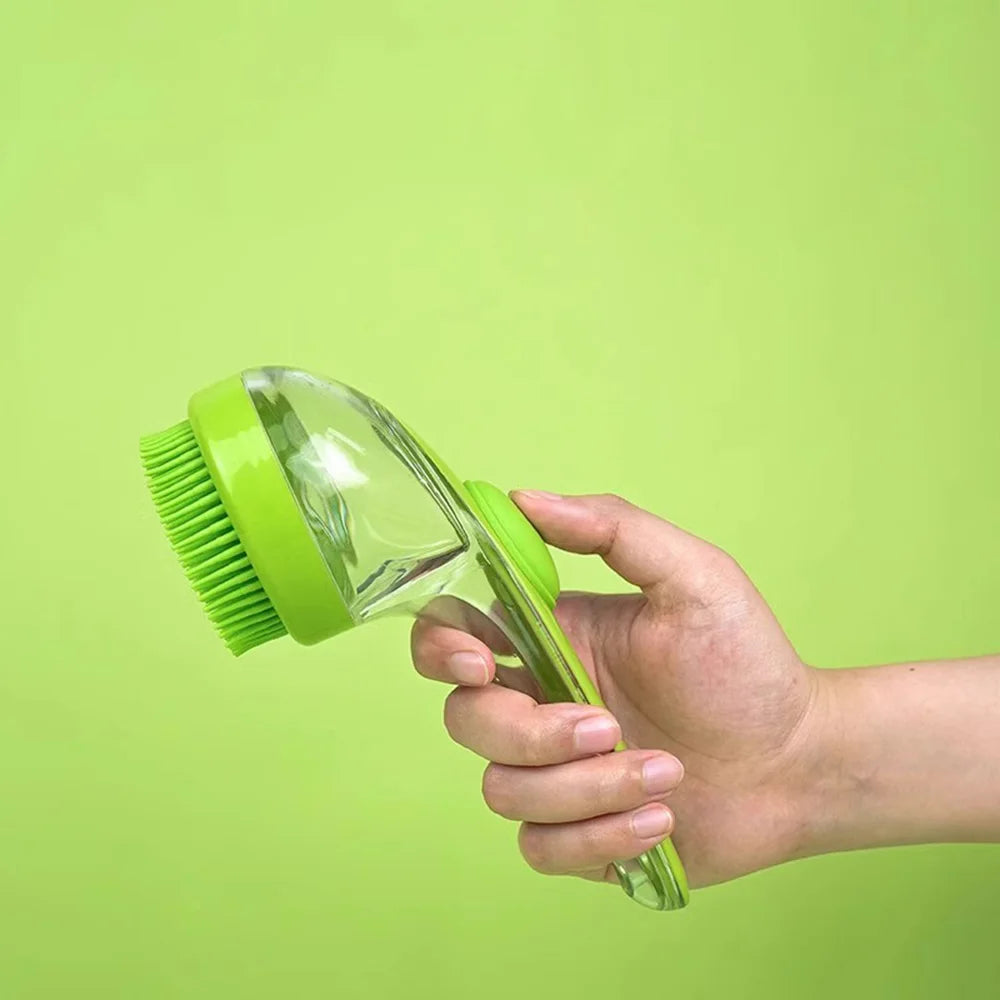 Brosse de Bain pour Petits Chiens et Chats - Massage & Shampoing