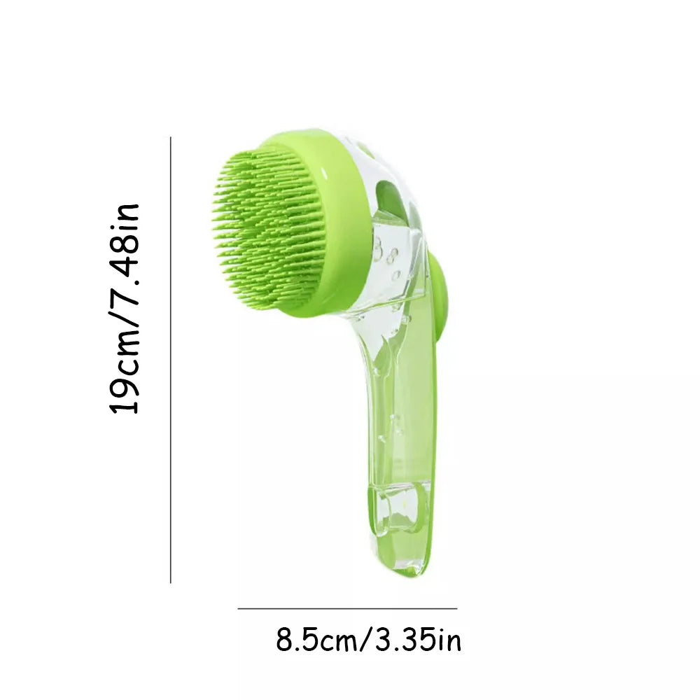 Brosse de Bain pour Petits Chiens et Chats - Massage & Shampoing