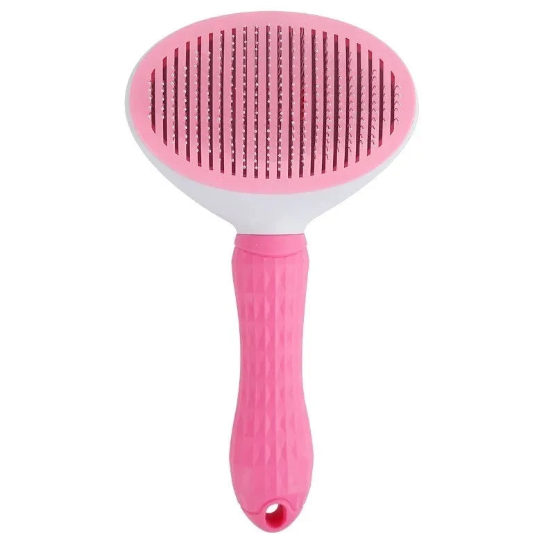 Brosse Démêlante Auto-Nettoyante pour Chien et Chat