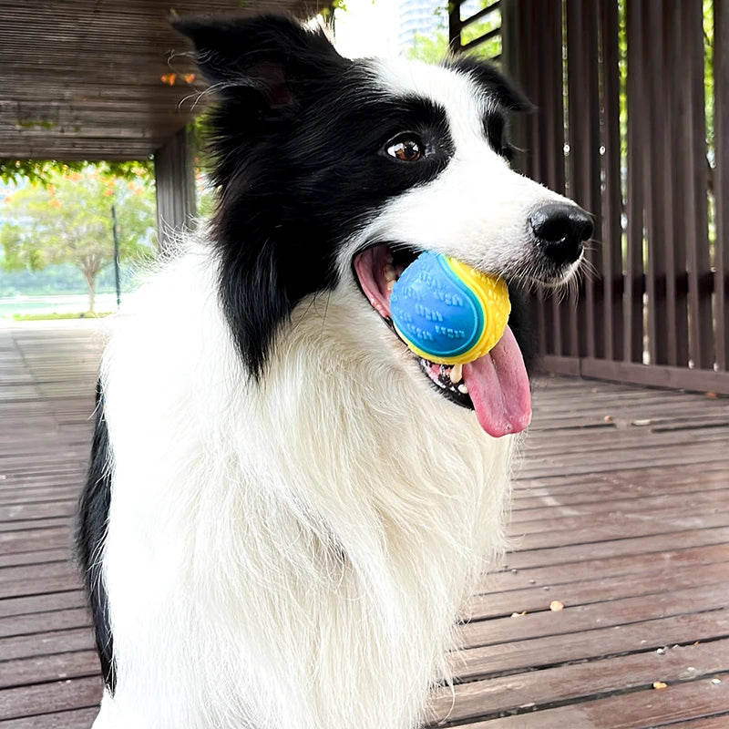 Balle à Mâcher Interactive pour Chien - Jouet Anti-Ennui Résistant