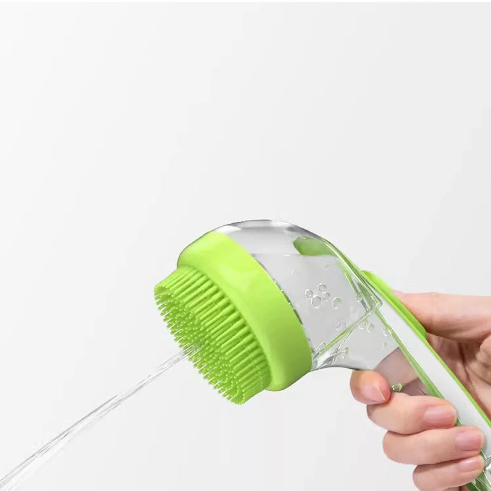 Brosse de Bain pour Petits Chiens et Chats - Massage & Shampoing