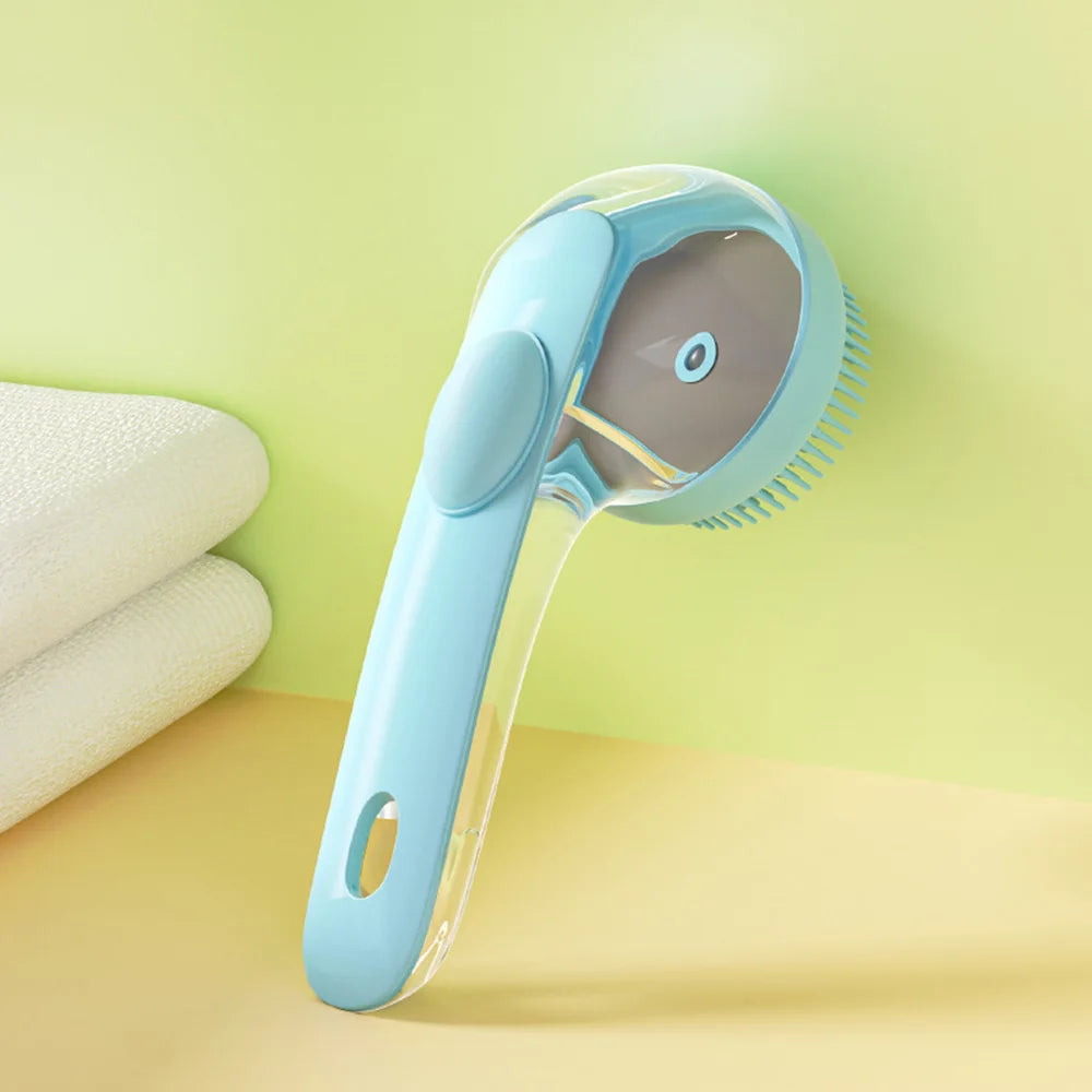 Brosse de Bain pour Petits Chiens et Chats - Massage & Shampoing