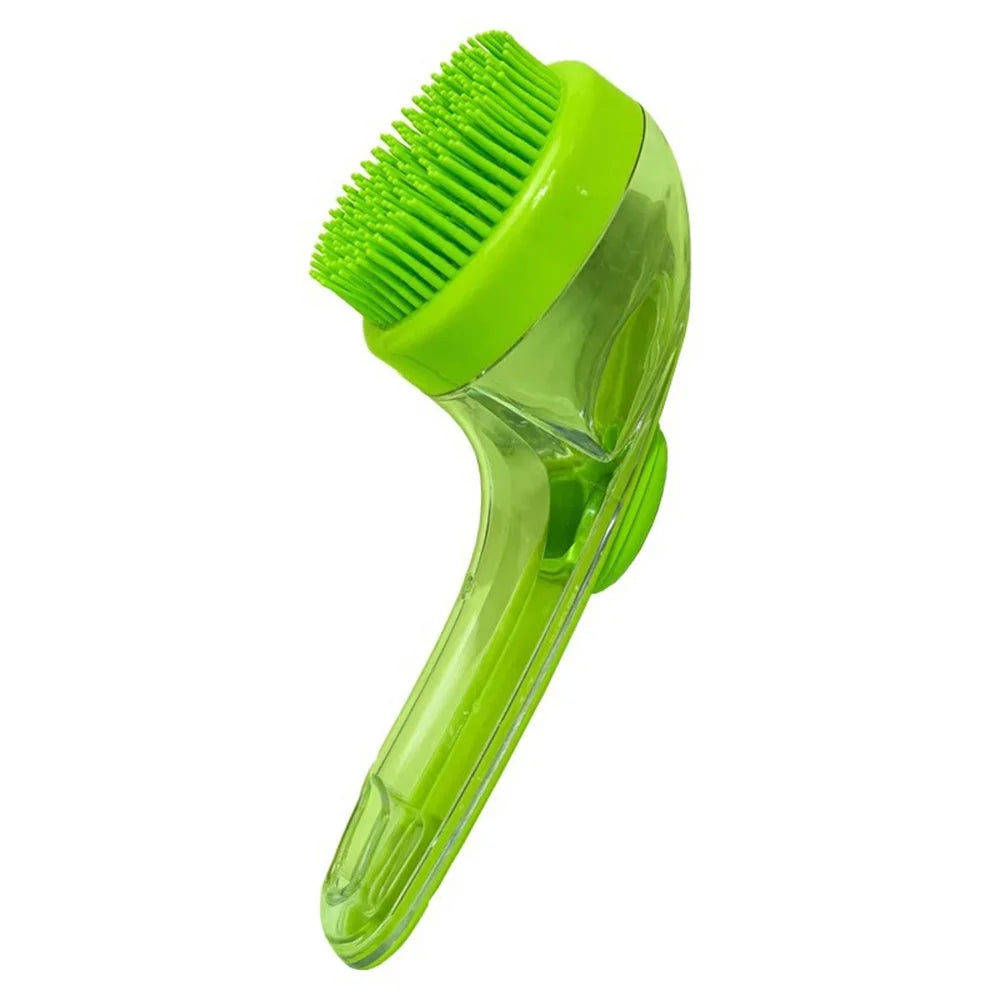 Brosse de Bain pour Petits Chiens et Chats - Massage & Shampoing